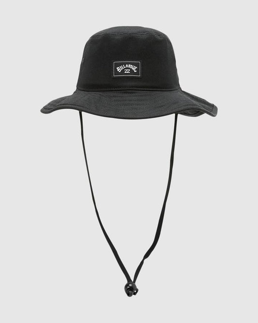 Image of Hats. Product name - Billabong Boys 8-16 Big John Hat Black in Black colour by brand - Billabong