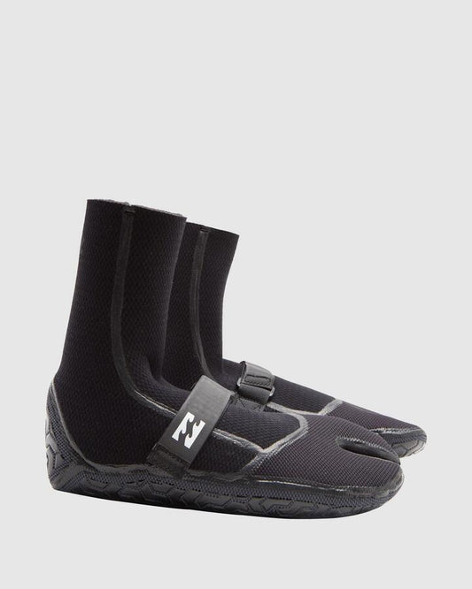 Image of Boots. Productname: Billabong Mens 2Mm Furnace Comp Split Toe Wetsuit Boots Black - in Black colour by brand - Billabong