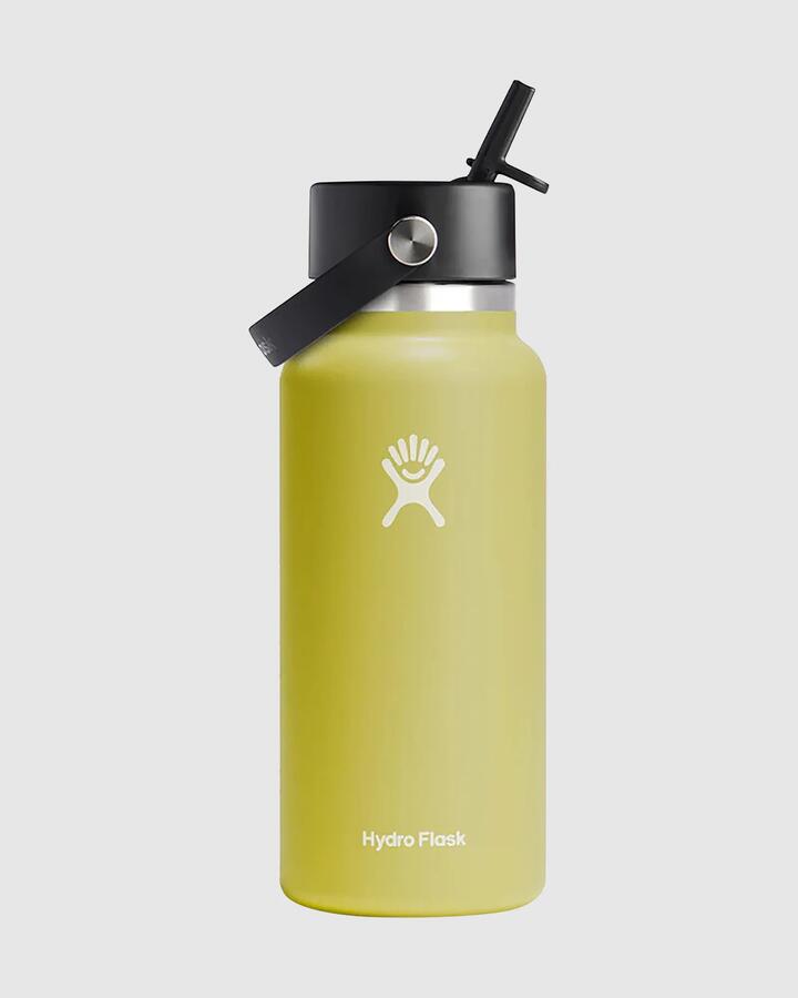 Image of Water Bottles. Productname: Hydroflask 32Oz Wide Flex Cap Water Bottle Cactus - in Cactus colour by brand - Hydroflask