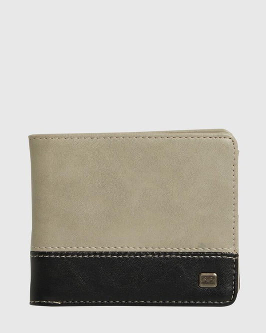 Image of Wallets & Money Clips. Productname: Billabong Mens Dimension Bi-Fold Wallet Grey - in Grey colour by brand - Billabong