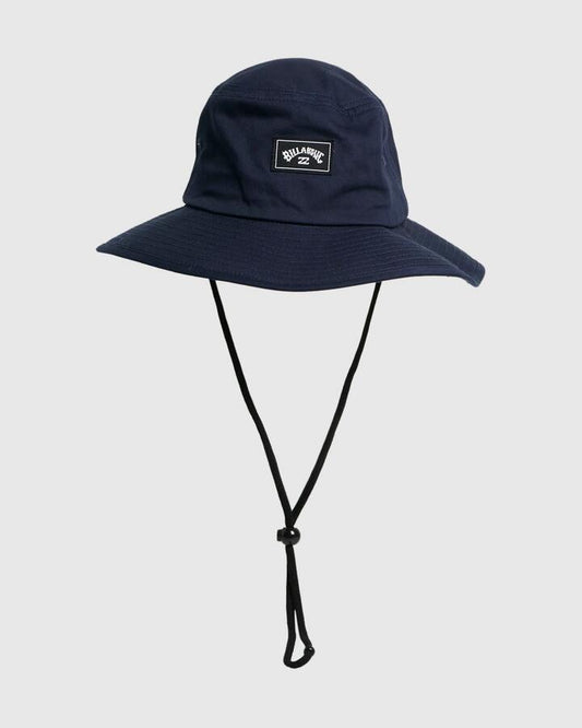Image of Hats. Product name - Billabong Mens Big John Bucket Hat Navy in Navy colour by brand - Billabong