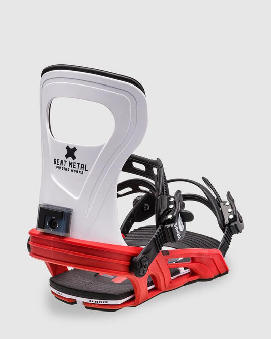 Image of Snowboards. Productname: Bent Metal Mens Bolt Snowboard Bindings White - in White colour by brand - Bent Metal