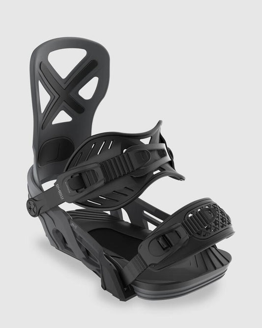 Image of Snowboards. Productname: Bent Metal Mens Anvil Snowboard Bindings Black/Grey - in Black/Grey colour by brand - Bent Metal