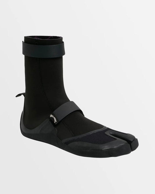 Image of Boots. Productname: Billabong Mens 3Mm Revolution Split Toe Wetsuit Boots Black - in Black colour by brand - Billabong