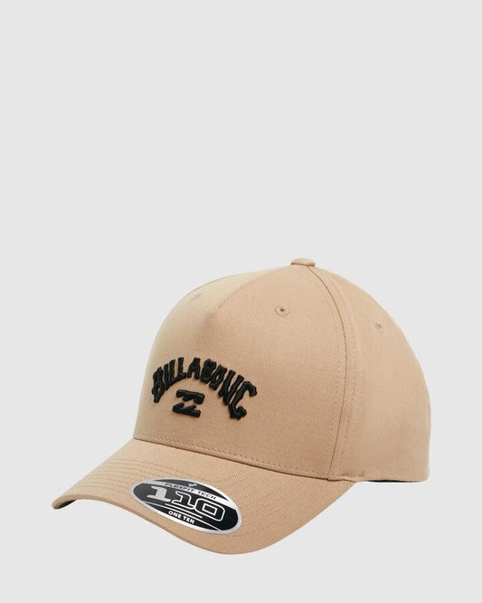 Image of Hats. Productname: Billabong Mens Arch Flexfit Cap Khaki - in Khaki colour by brand - Billabong