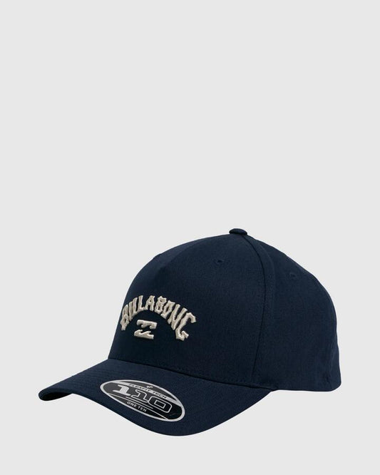 Image of Hats. Productname: Billabong Mens Arch Flexfit Cap Navy - in Navy colour by brand - Billabong