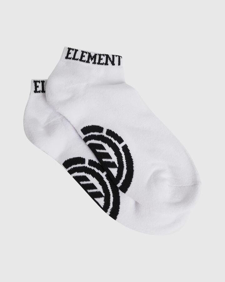 Image of Socks. Productname: Element - Mens Ankle Socks - White - in White colour by brand - Element