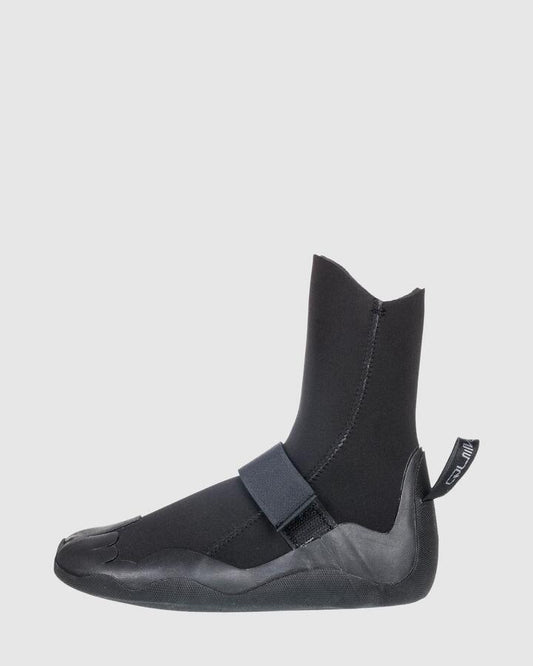 Image of Wetsuits. Product name - Quiksilver Boys 8-16 3Mm Everyday Sessions Round Toe Wetsuit Boots Black in Black colour by brand - Quiksilver