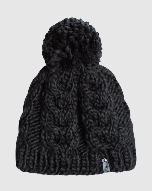 Image of Hats. Productname: Roxy - Womens Winter Beanie - True Black - in True Black colour by brand - Roxy