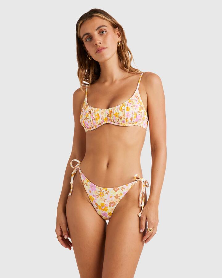 Image of Swimwear. Productname: Billabong - Womens Sungazers Reversible Tie Tanga Bikini Bottom - Multi - in Multi colour by brand - Billabong