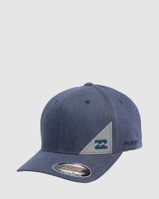 Image of Hats. Productname: Billabong - Mens Station Flexfit Cap - Navy - in Navy colour by brand - Billabong