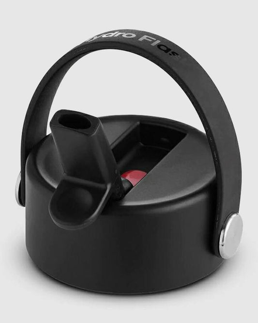Image of Water Bottles. Productname: Hydroflask - Wide Flex Straw Water Bottle Cap - Black - in Black colour by brand - Hydroflask