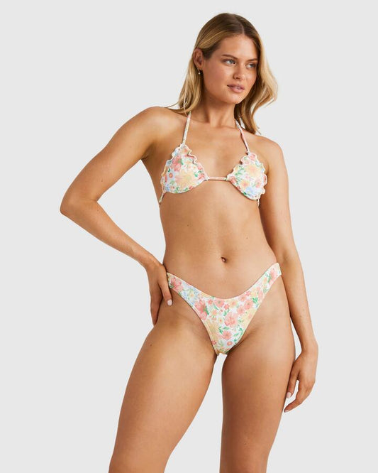 Image of Swimwear. Productname: Billabong - Womens True Romance Lula Tri Bikini Top - White - in White colour by brand - Billabong