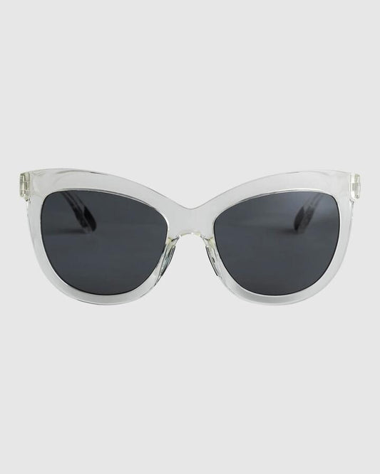 Image of Sunglasses. Productname: Roxy - Womens Palm Sunglasses - Clear/Grey - in Clear/Grey colour by brand - Roxy