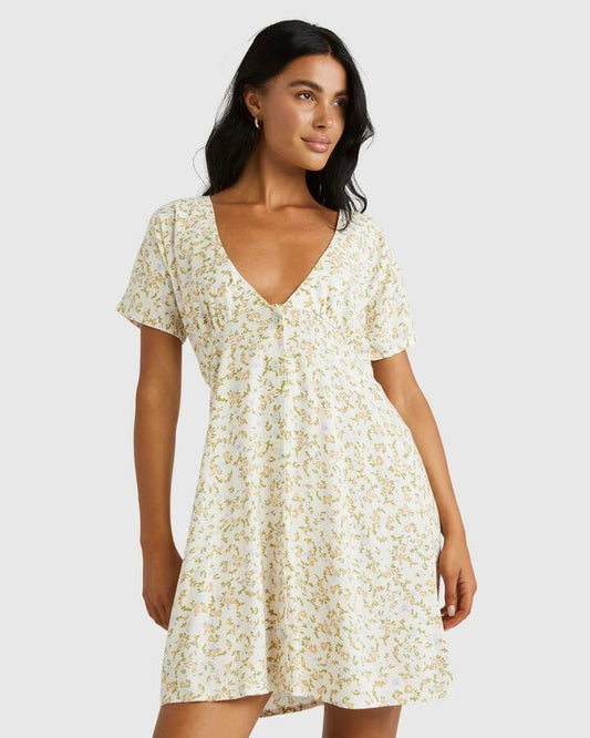 Image of Dresses. Productname: RVCA - Womens Understated Dolman Mini Dress - Cloud - in Cloud colour by brand - RVCA