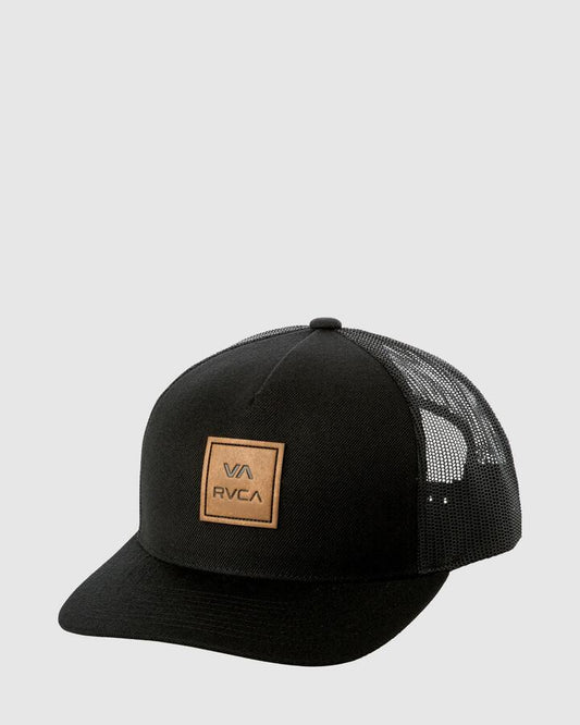 Image of Hats. Productname: RVCA - Mens Va All The Way Cap - Black - in Black colour by brand - RVCA