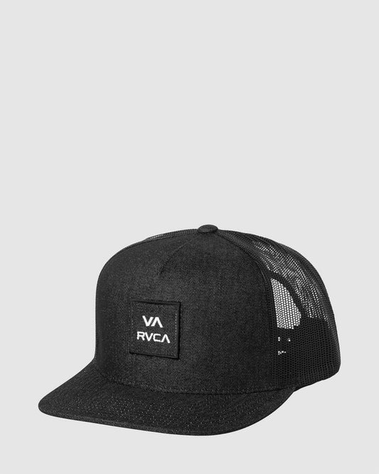 Image of Hats. Productname: RVCA - Mens Va All The Way Trucker Hat - Black/White - in Black/White colour by brand - RVCA