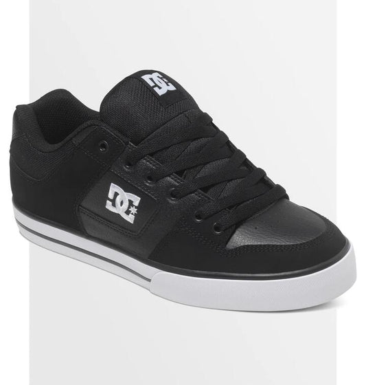Image of Sneakers. Productname: DC Shoes - Mens Pure Sneakers - Black/Black/White - in Black/Black/White colour by brand - DC Shoes