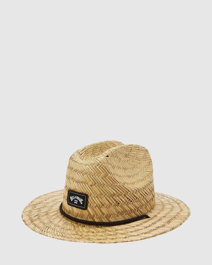 Image of Hats. Product name - Billabong Boys 8-16 Tides Lifeguard Straw Hat Natural in Natural colour by brand - Billabong