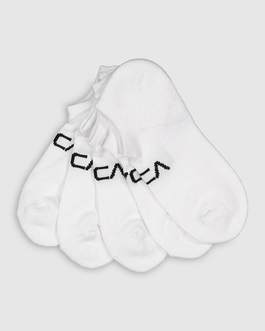 Image of Socks. Productname: RVCA - Mens Transfer Ankle Socks Iii - White - in White colour by brand - RVCA