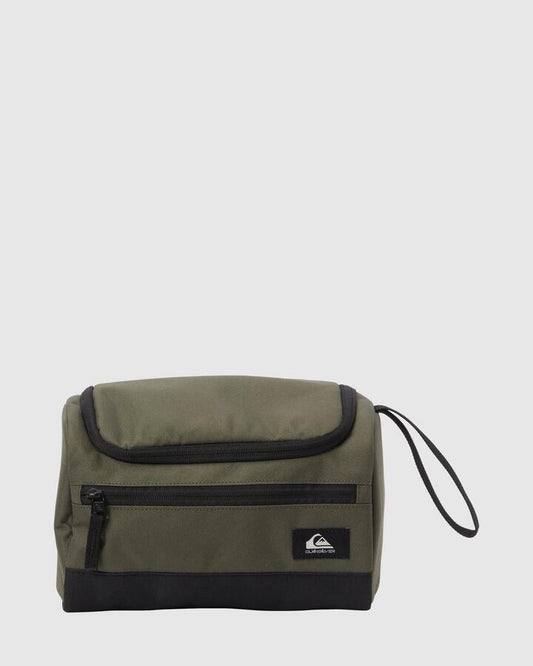 Image of Bags. Productname: Quiksilver - Mens Capsule Toiletry Bag - Grape Leaf - in Grape Leaf colour by brand - Quiksilver