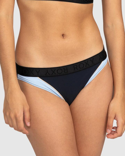 Image of Swimwear. Productname: Roxy - Womens Roxy Active Low Waist Bikini Bottom - Anthracite - in Anthracite colour by brand - Roxy