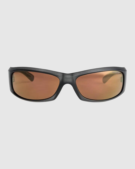 Image of Sunglasses. Productname: Quiksilver - Fishy Polarized Sunglasses - Smoke/Gold - in Smoke/Gold colour by brand - Quiksilver