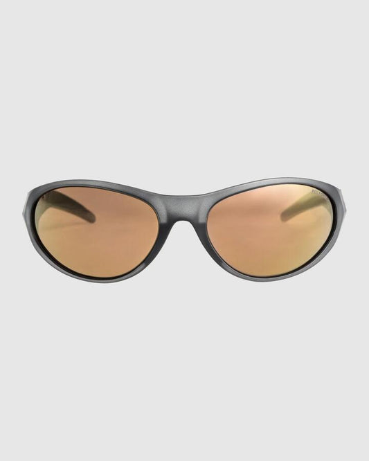 Image of Sunglasses. Productname: Quiksilver - Ellipse Polarised Sunglasses - Smoke/Gold - in Smoke/Gold colour by brand - Quiksilver