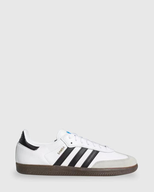Image of Sneakers. Product name - adidas Unisex Samba Adv Sneakers Ftwwht/Cblack/Gum5 in Ftwwht/Cblack/Gum5 colour by brand - Adidas