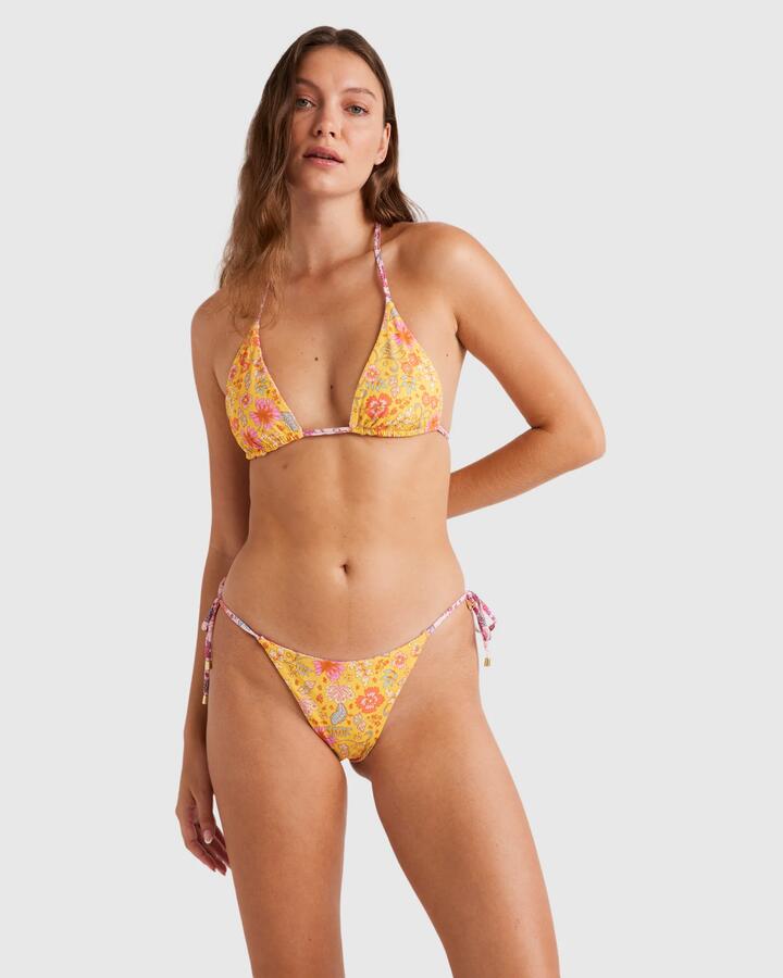 Image of Swimwear. Productname: Billabong - Womens La Plage Rev Tie Side Hike Bikini Bottom - Pink - in Pink colour by brand - Billabong