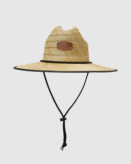 Image of Hats. Productname: Quiksilver - Mens Waterman Dredged Straw Hat - Natural - in Natural colour by brand - Quiksilver