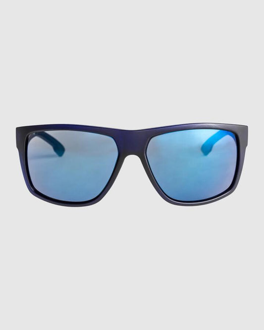 Image of Sunglasses. Productname: Quiksilver - Mens Transmission Sunglasses - Navy/Flash Blue - in Navy/Flash Blue colour by brand - Quiksilver