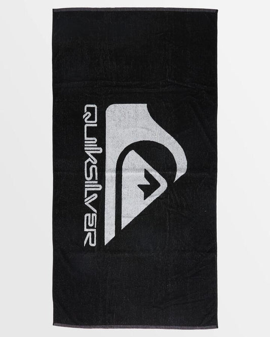 Image of Accessories. Productname: Quiksilver - Salty Trims Beach Towel - Black - in Black colour by brand - Quiksilver