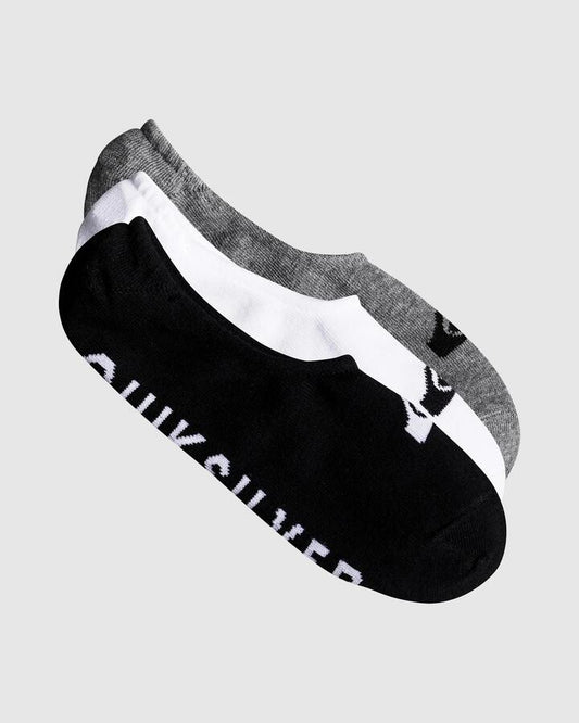 Image of Socks. Productname: Quiksilver - Mens Liner 5 Pack No Show Socks - Assorted - in Assorted colour by brand - Quiksilver