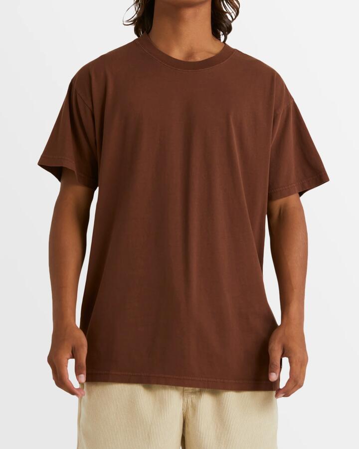 Image of T-Shirts. Product name - Billabong Mens Premium Wave T-Shirt Java in Java colour by brand - Billabong