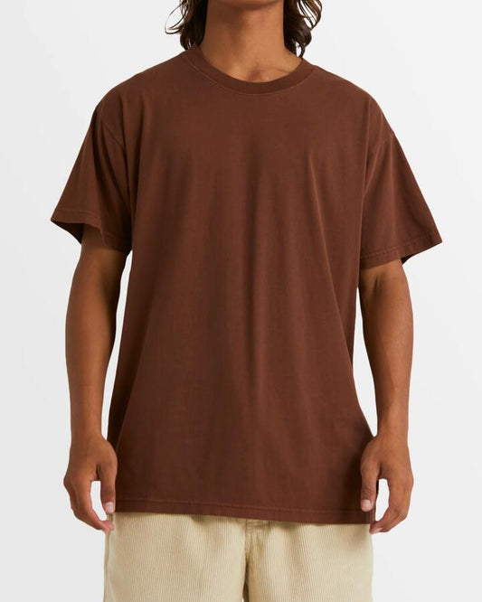 Image of T-Shirts. Product name - Billabong Mens Premium Wave T-Shirt Java in Java colour by brand - Billabong