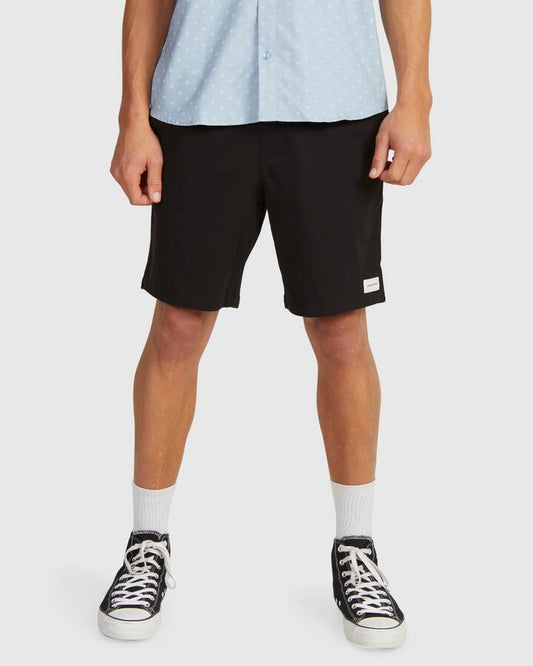 Image of Accessories. Productname: Von Zipper - Mens Twill Dogs Walkshorts - Black - in Black colour by brand - Von Zipper