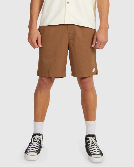 Image of Accessories. Productname: Von Zipper - Mens Twill Dogs Walkshorts - Chocolate Brown - in Chocolate Brown colour by brand - Von Zipper