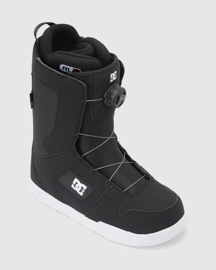 Image of Snowboards. Productname: DC Shoes - Mens Phase Boa Snowboard Boots - Black/White - in Black/White colour by brand - DC Shoes