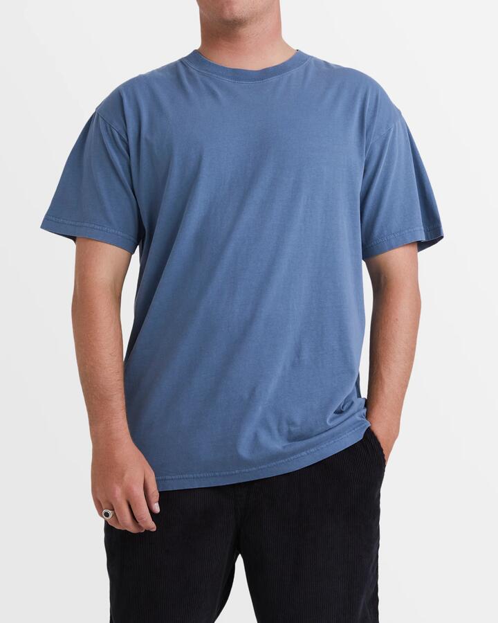 Image of T-Shirts. Product name - Billabong Mens Premium Wave Wash T-Shirt North Sea in North Sea colour by brand - Billabong