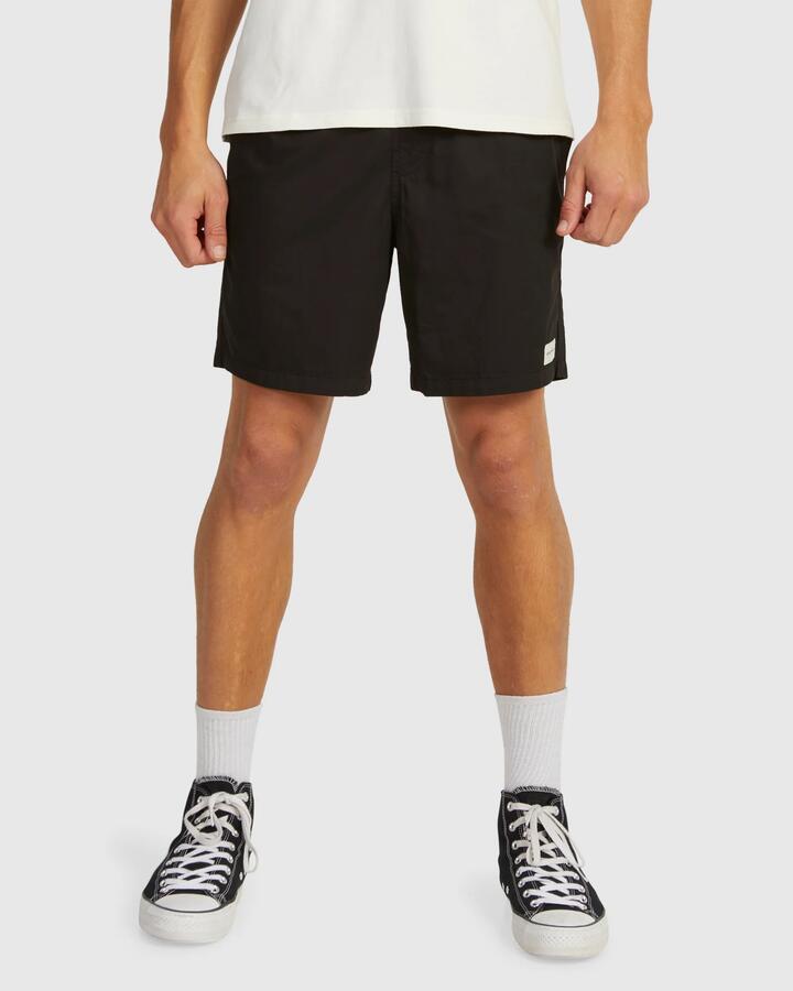 Image of Swimwear. Productname: Von Zipper - Mens Salty Dogs Boardshorts - Black - in Black colour by brand - Von Zipper