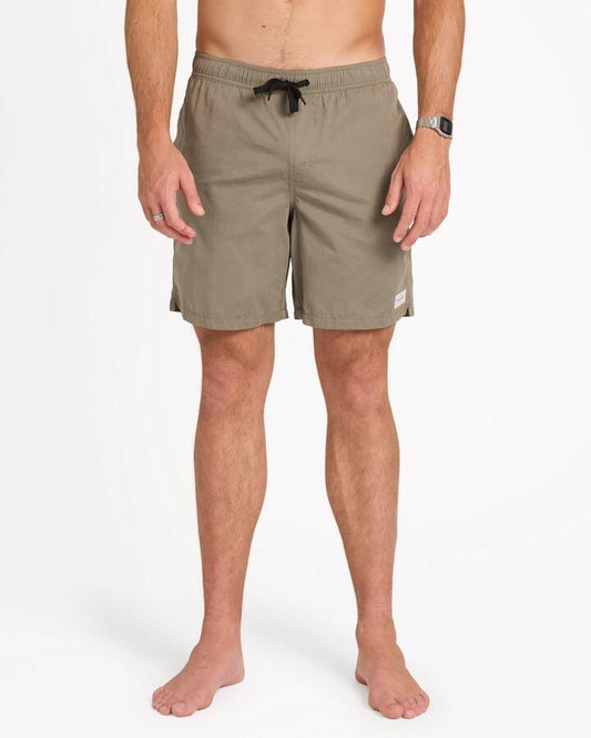 Image of Swimwear. Product name - Von Zipper Mens Salty Dogs Boardshorts Military in Military colour by brand - Von Zipper