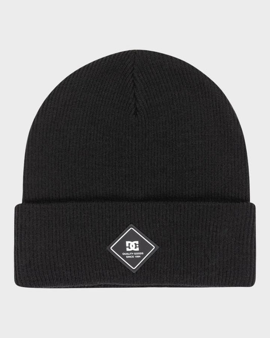 Image of Hats. Productname: DC Shoes - Mens Label Beanie - Black - in Black colour by brand - DC Shoes