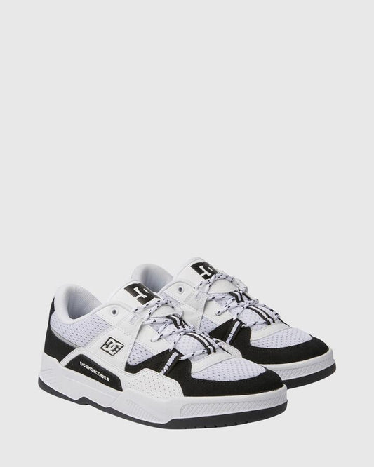 Image of Sneakers. Productname: DC Shoes - Mens Construct Sneakers - Black/White - in Black/White colour by brand - DC Shoes