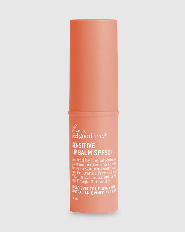 Image of Accessories. Productname: We Are Feel Good Inc Sensitive Lip Balm Spf50+ 8Ml Sunscreen Natural - in Natural colour by brand - We Are Feel Good Inc