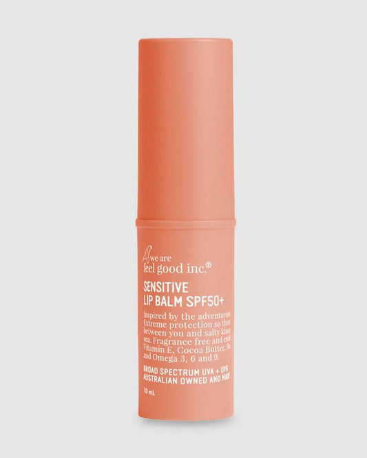 Image of Accessories. Productname: We Are Feel Good Inc Sensitive Lip Balm Spf50+ 8Ml Sunscreen Natural - in Natural colour by brand - We Are Feel Good Inc