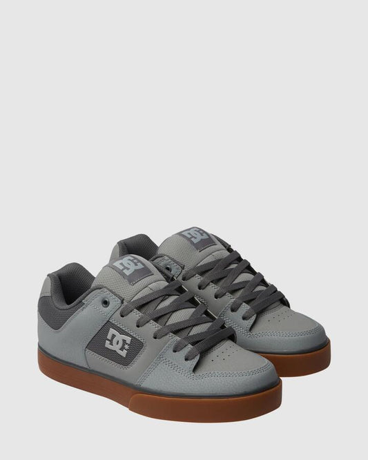 Image of Sneakers. Productname: DC Shoes - Mens Pure Sneakers - Carbon/Gum - in Carbon/Gum colour by brand - DC Shoes