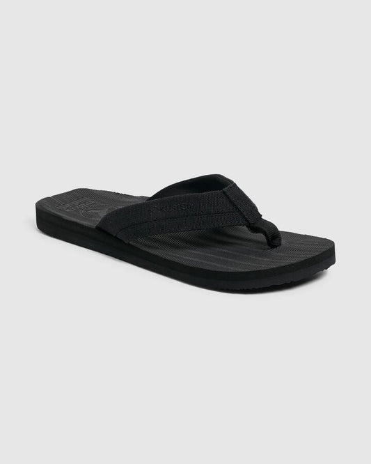 Image of Sandals. Productname: Kustom - Mens Burleigh Thongs - Stealth - in Stealth colour by brand - Kustom