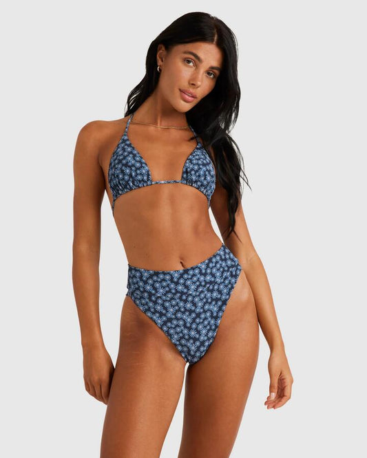 Image of Swimwear. Productname: RVCA - Womens Cosmos High Rise Bikini Bottom - Outer Space - in Outer Space colour by brand - RVCA