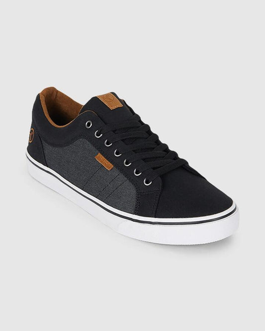 Image of Sneakers. Productname: Kustom - Mens Finetime Sneakers - Black Granite - in Black Granite colour by brand - Kustom